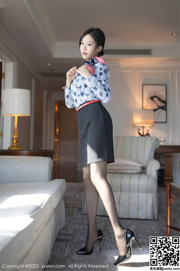 模特@抖娘利世 第一套发布，诱人空姐制服 (79P)
