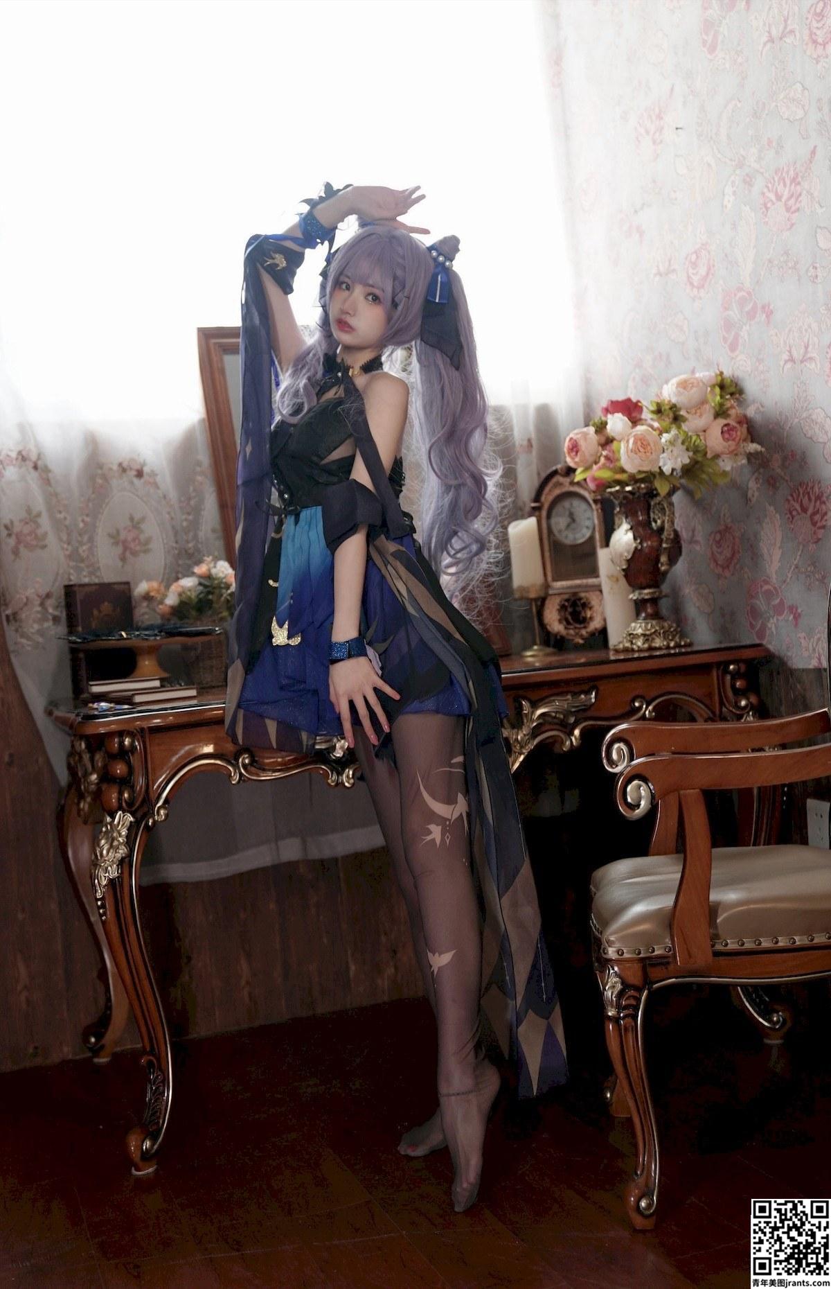 Cosplay 橙子喵酱 Chengzimiaoj 刻晴 Keqing