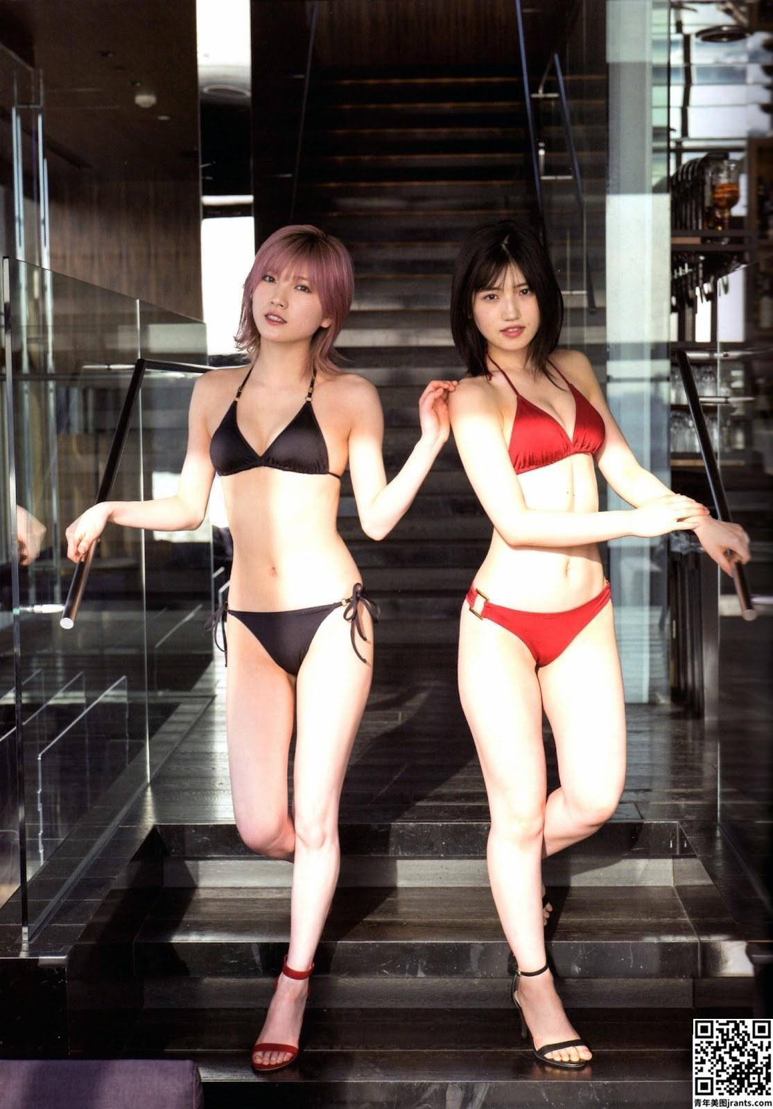 [冈田奈々,村山彩希] 偶像BODY堪称极品