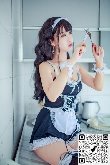 [Coser] 黑川 &#8211; 小恶魔女仆装