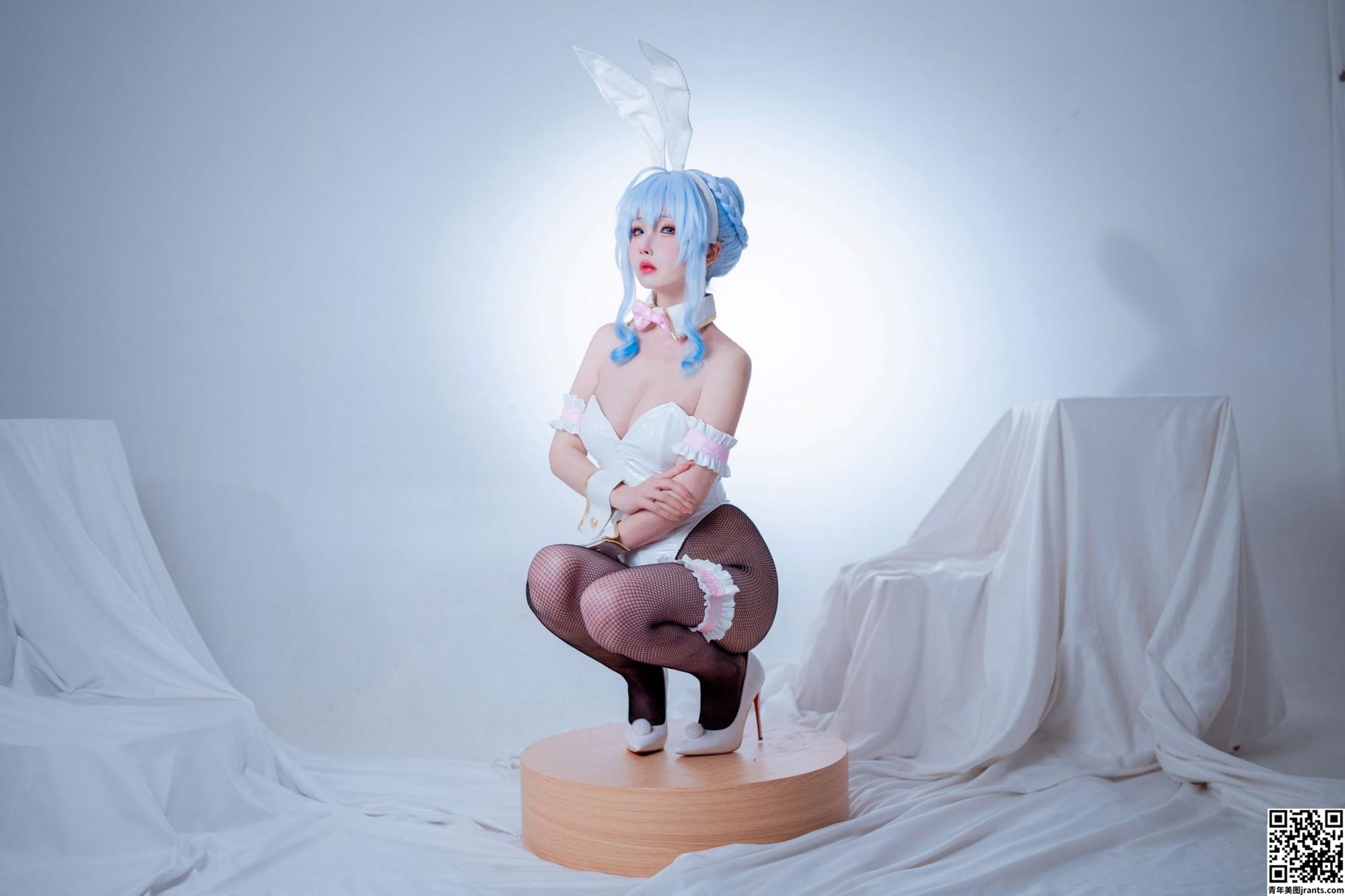 [Cosplay] rioko凉凉子 – 雪女兔女郎 (49P)